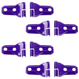 Savadicar 8-Piece Purple Door Hinge Cover Trim Set for Jeep Wrangler JL JLU 4xe & Gladiator JT 2018-Present – Exterior Hinge Cap Accent Accessories