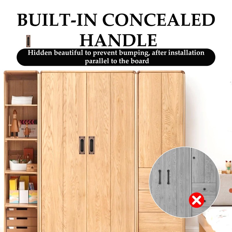 MSMXCS Bronze Brass Flush Mount Pull Handle – FB90 Rectangular