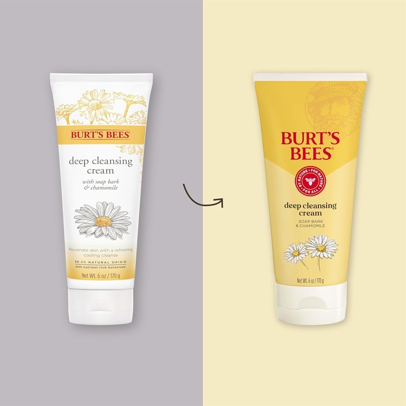 Burt's Bees Face Wash Deep Facial Cleansing Cream College Back-to-School