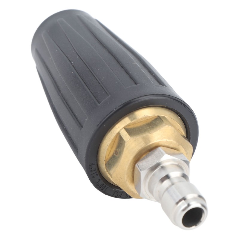 3000PSI Pressure Washer Rotating Turbo Nozzle Quick Connect 360 Degree