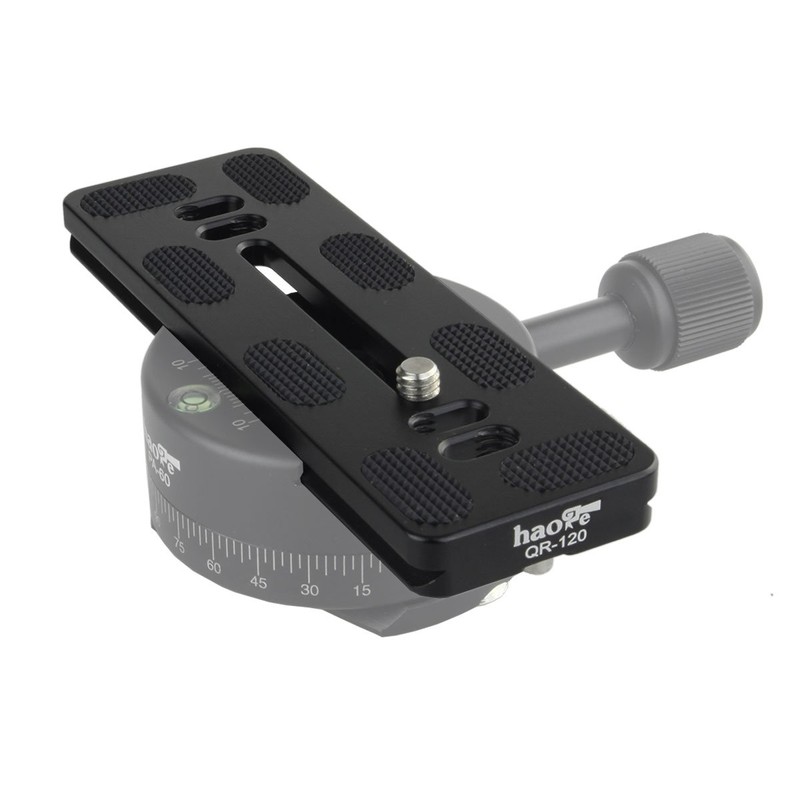 Haoge 120mm QR Quick Release Plate Dual Dovetail and D-Ring