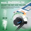 Mxmoonant 12 Head Adjustable Ultrasonic Mist Maker Fogger, 0-8400ml/H Pong
