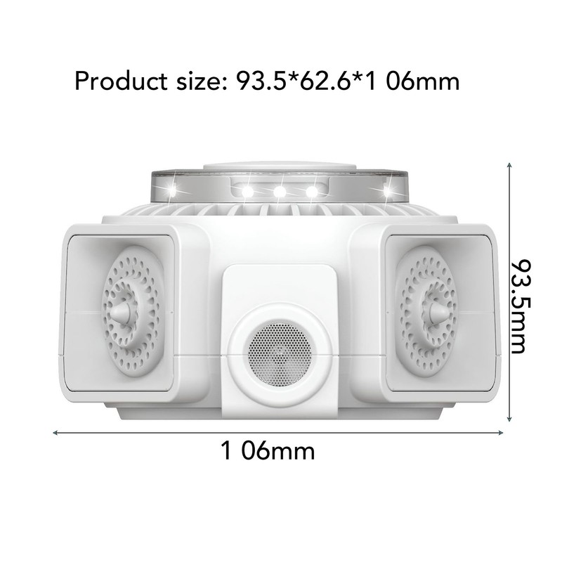 Ultrasonic Pest Repeller - Upgraded Mid-High Frequency Resonance Speaker -