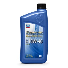 Chevron Supreme (220059719-12PK) 10W-40 Motor Oil - 1 Quart, (Pack of 12)
