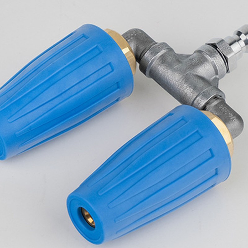 Pressure Washer Dual Turbo Nozzle 2mm Hole 4‑6GPM 4000PSI Pressure
