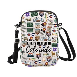 Colorado Travel Trip Gift Life is Better in Colorado Makeup Bag Colorado Vacation Souvenirs (in Colorado CR EU)