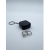 Ring Case with Keychain – Portable Velvet Jewelry Box for