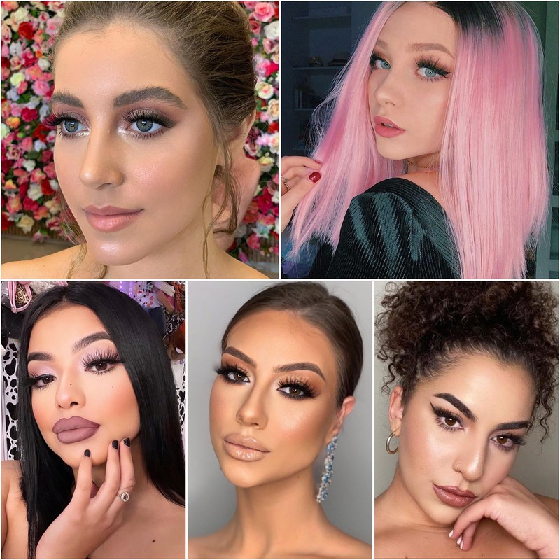 False Eyelashes 3D Artificial Eyelashes Natural Fake Lashes 5 Different