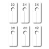Affichesstore 30602-6 Dividers Size 20 x 8 cm - Hole