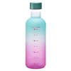 Smash 650ml Water Timings Soft Touch Bottle Teal/Pink