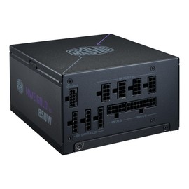 Cooler Master MWE Gold 850 V3 ATX 3.1 Full Modular PSU, 850W, 80+ Gold Efficiency, 90° 12VHPWR|600W PCIe 5.1, Japanese Capacitors, Zero-RPM Mode, Hexagonal Fan Cover, 10-Year