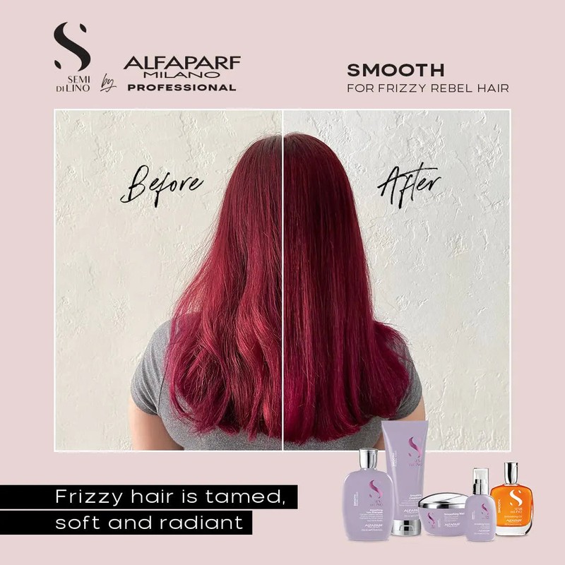 Alfaparf Milano Semi Di Lino Smooth Smoothing Duo Bundle