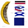 Touch the sky 100in Dual Line Stunt Parafoil Kite |