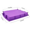 Lmaray 11 x 9.5 Inch Purple Silicone Baking Pan, Safe,