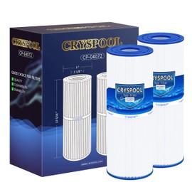 Cryspool Cryspool? 04072 Filter Compatible with PRB25-IN Hot Tub Filter, C-4326, FC-2375, 3005845, R172327, R173429, 33521, 25392, 817-2500, 5X13 Drop in Spa Filter, 2 Pack