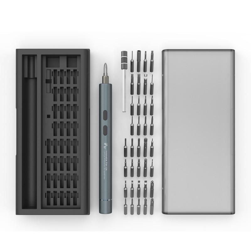 iFu D2Plus Lithium Electric Screwdriver Kit Mini Portable Power/Manual Screw