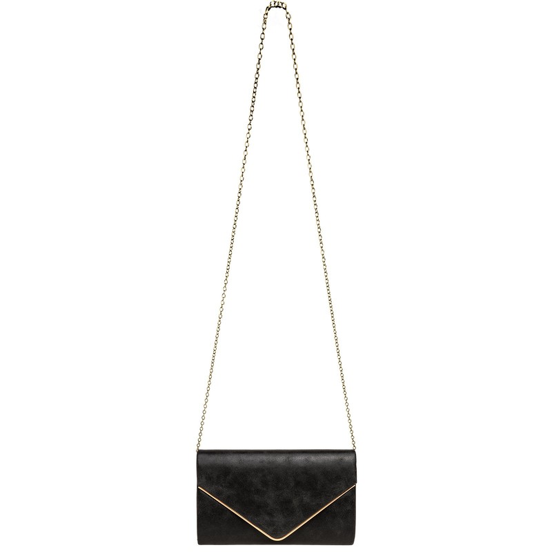 Caspar TA349 Women's Elegant Clutch Bag Evening Bag with Long