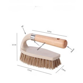 Multi-Purpose Scrub Brush Comfortable Grip Quickly Scrubs Stains and Spots from Any Surface Used for scrubbing Floors Kitchen Bathroom Sinks Carpets Clothes and Shoes Multi-Purpose Cleaning Brush.