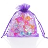 Bskifnn 50pcs Organza Bags 10x15cm Satin Drawstring Organza Pouch Wedding