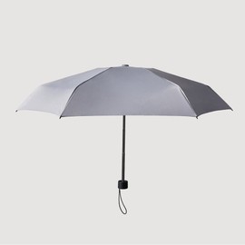 JAJU [JAJU] 5-Section Folding Lightweight Sun-Rain Umbrella_Gray