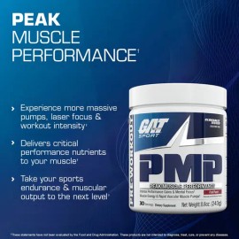 Pre Entreno Gat Sport Nitraflex Pmp Powder 30 Servicios Sabor Green Apple                                                                             