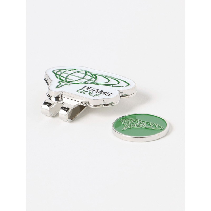 Beams Golf Short Sleeve TEE Clip Marker, Earth Logo, 2,