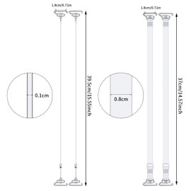 Yafe 8 Pair Clear Bras Straps for Women, Invisible Bra Straps Holder Stop Slipping Clear Back Strap Bra See Through Bra Straps for Women Strapless Bras