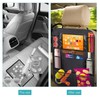 IHHTRHET Car Backseat Organizer with 10" Touch Screen Table Holder,