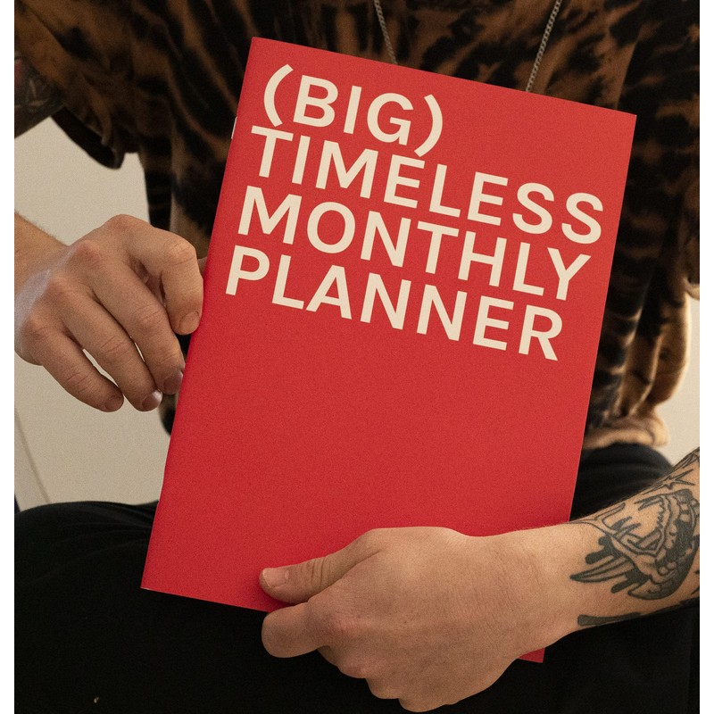 Octàgon Design A4 Big Timeless Monthly Planner