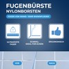 STARWAX - Fugenbürste - Widerstandsfähig - Anti-Rost - Schrubbt -