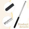 Molain Telescopic Flag Pole, Handheld Telescopic Flagpole, Stainless Steel, 1.6