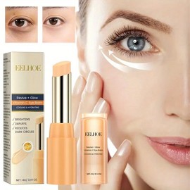 EELHOE Revive & Glow Vitamin C Eye Balm - Cooling & Hydrating for Brighter and Firmer Under-Eyes - Gentle, Moisturizing Soothing Daily