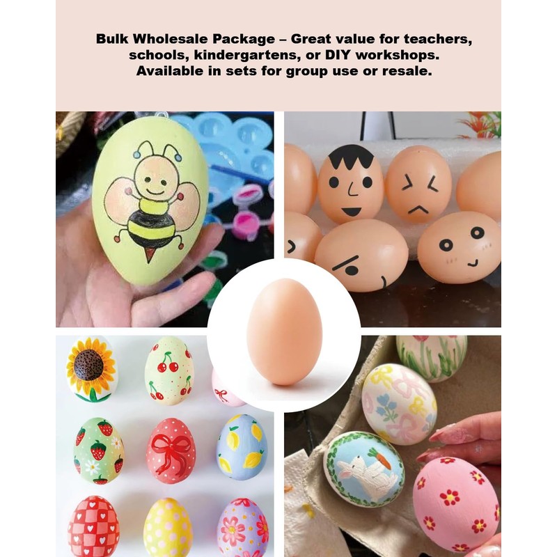 5 Stück Silikon falsche Eier, künstliche Eier, Simulation gefälschte Eier,