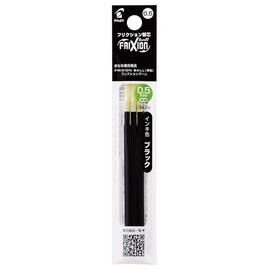 Pilot LFBTRF30EF3B Single Lead, FriXion Ballpoint Pen, 0.5mm, Slim, Multicolor, Black, 3 Count