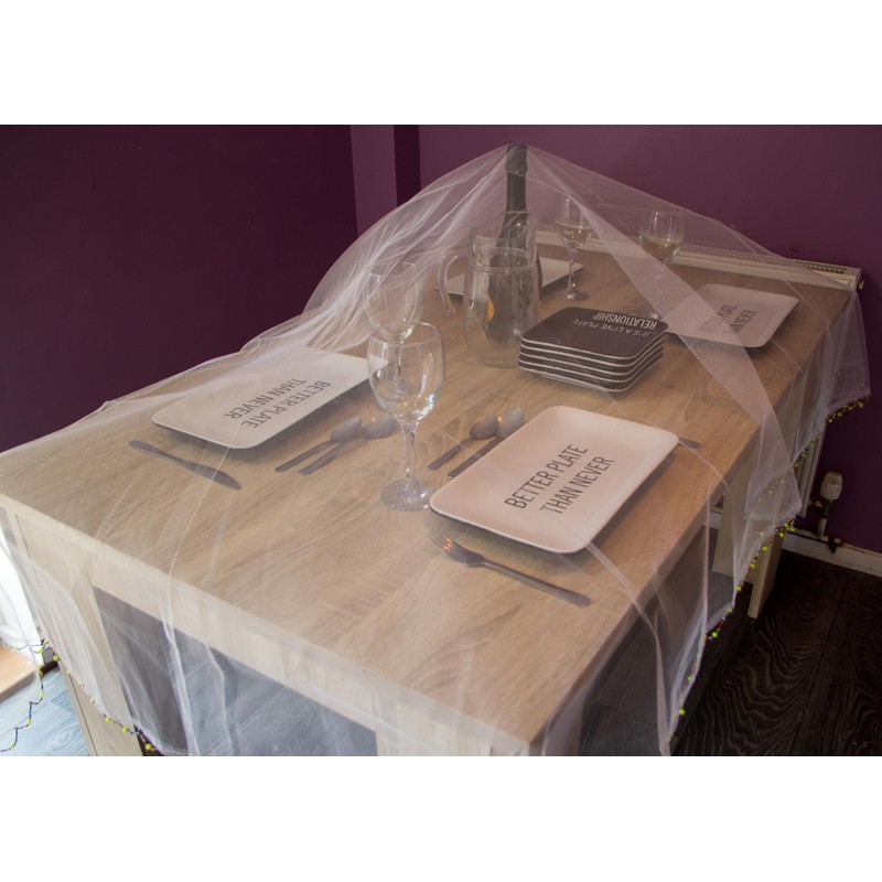 BillionHers Dining Table Food Covers - Beaded Handmade Net Food