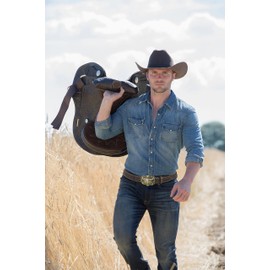 INOGIH Mens and Women Western Cowboy Belt,Vintage Longhorn-Bull-Head Western-Cowgirl-Embossed-Country Belt