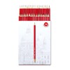12PA 36 Pencils With Rubbers On The End | HB