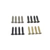 QCAA 2.5" Heavy Forged Solid Brass Door Latch, 90 Degree