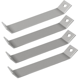 Heavy Duty Corner Brackets 4 Pack Corner Braces, 45° Support Brackets with Pre-Drilled Holes, Galvanic Plated Metal Braces for Shelves, Furniture, Wood Projects