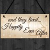 RED OCEAN And They Lived Happily Ever After Hanging Wedding