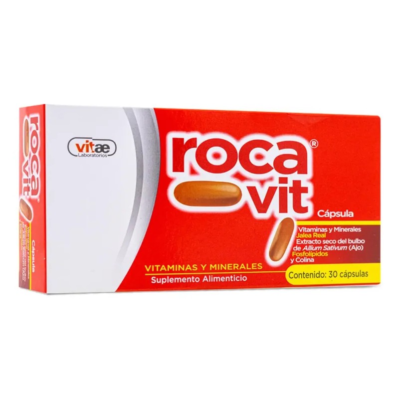 Roca Vit Caps Vitaminas Y Minerales Jalea Real, Extracto Sec