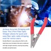 Fiber Optic Stripper Stainless Steel 3 Port Wire Stripper Pliers