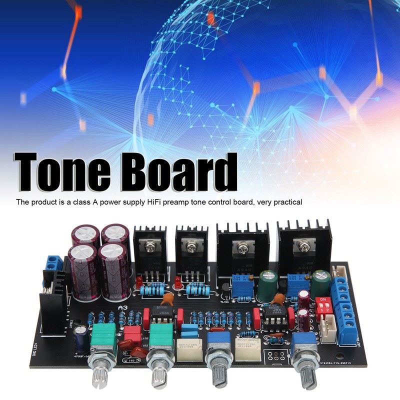 Tone Board A3 Class A HiFi Preamp 4 Knobs Digital