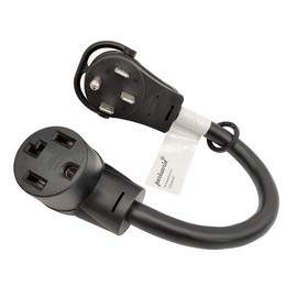 Parkworld 62022 RV 50A Splitter Adapter Cord 14-50P to 14-50R & 14-30R Dryer 4-Prong Female (1.5FT)