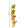 ZUYYON 5 Strings Artificial Fruit Hanging Strings, Fake Mango Bunch