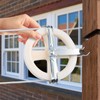TooTaci Outdoor Clothesline Kit, 5" Nylon Clothes Line Pulley Kit,