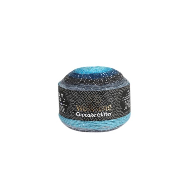 Cupcake Glitter Simli 150 g Knitting Wool 150 g Wool