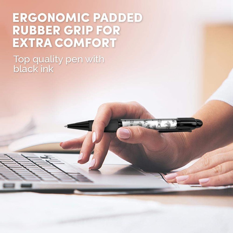 Destination Vinyl ltd 1 x Black Ballpoint Pen - Schnauzer