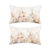 TAJWE Spring Floral Pillow Covers 12x20 Set of 2 Summer