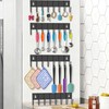 sawgos Magnetic Key Holder with 8 Hooks for Fridge Key